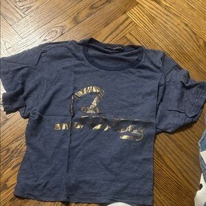 Wildfox Kids Navy and Gold Short Sleeve Tee